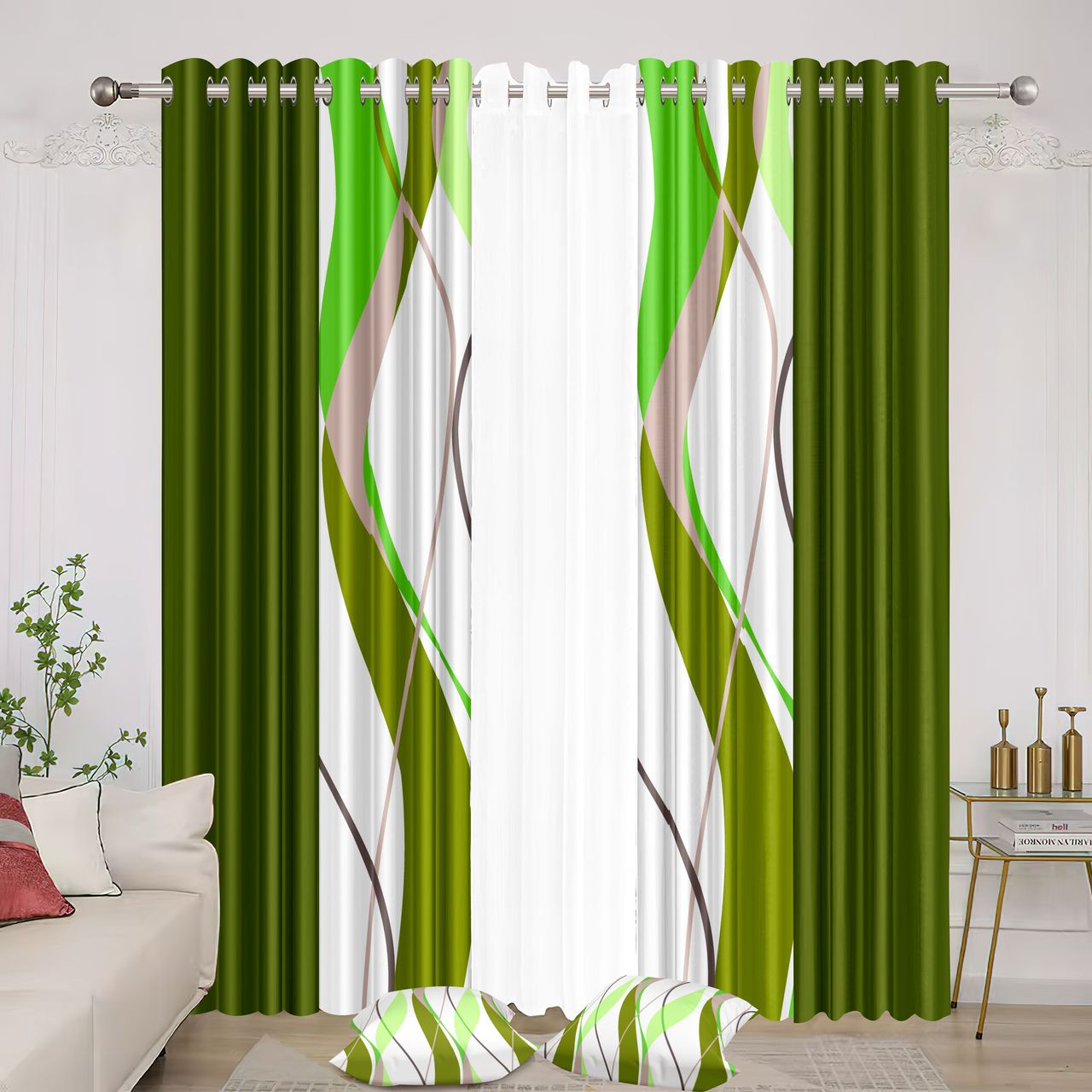 7pcs Grand Diva Window Curtains Set | 54”x 84"