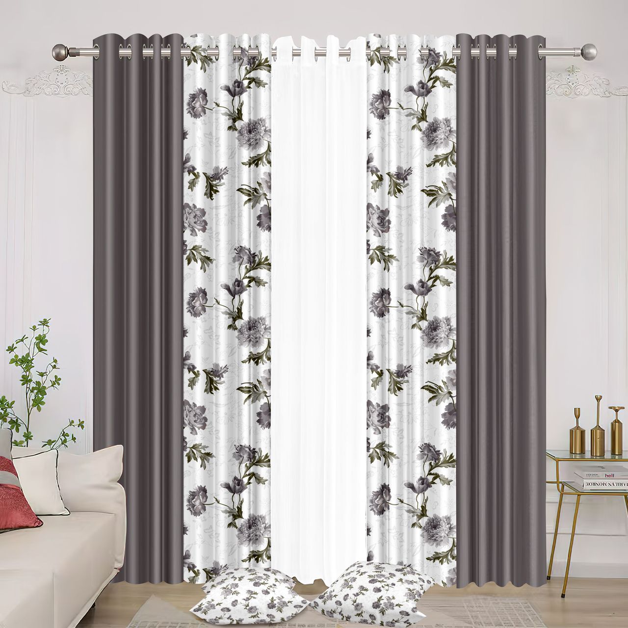 7pcs Grand Diva Window Curtains Set | 54”x 84"