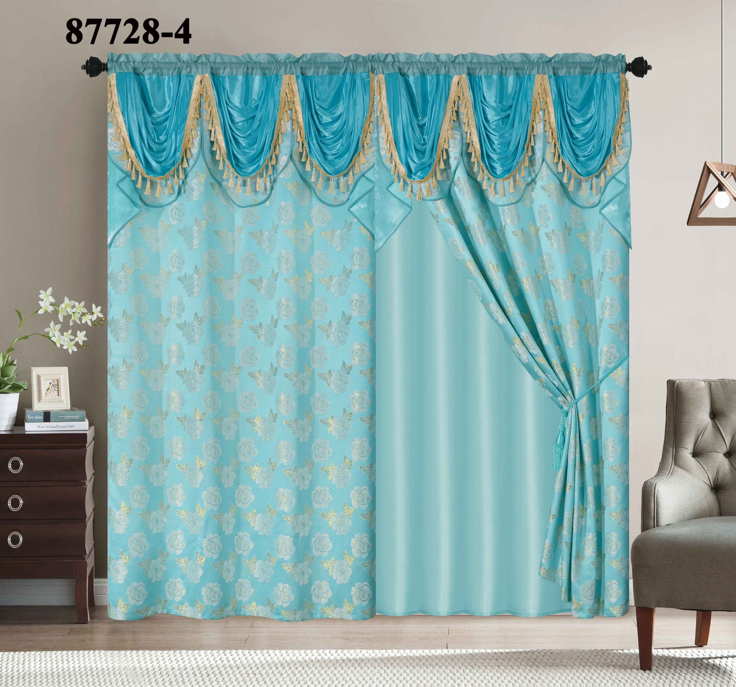 Azure - Luxurious Window Curtain