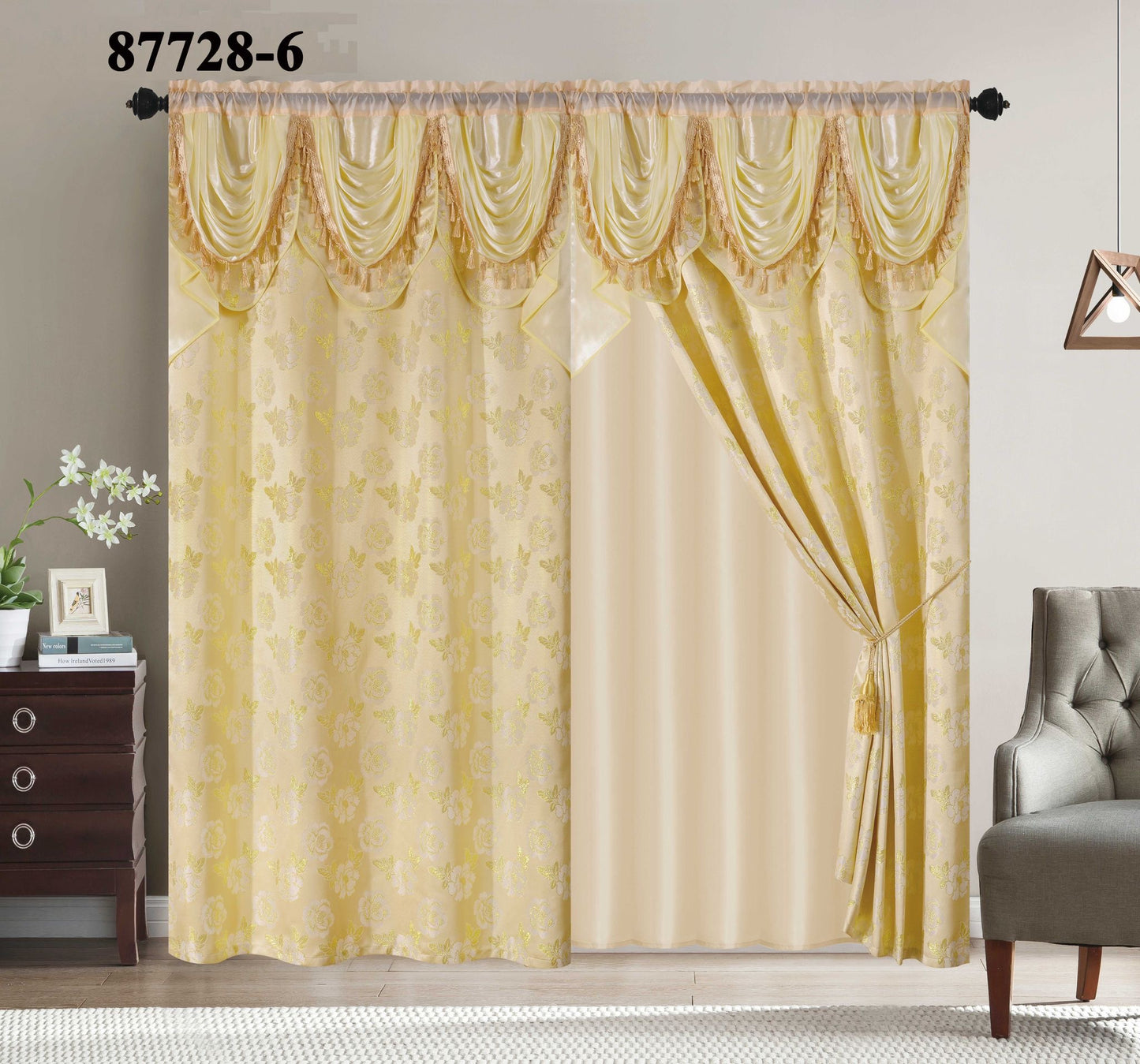Azure - Luxurious Window Curtain