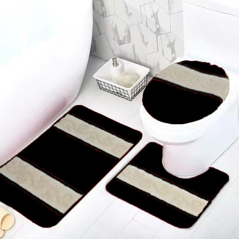 3PCS YASMIN BATH MATT SET 12 SETS PER BOX ASSORTED