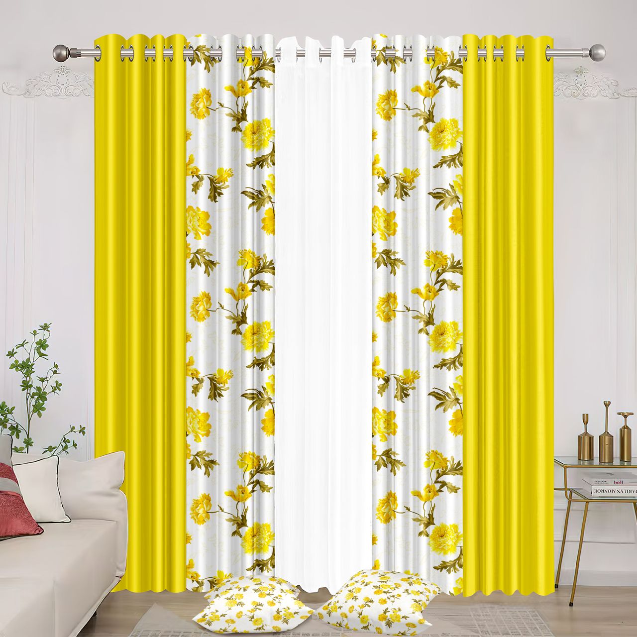 7pcs Grand Diva Window Curtains Set | 54”x 84"