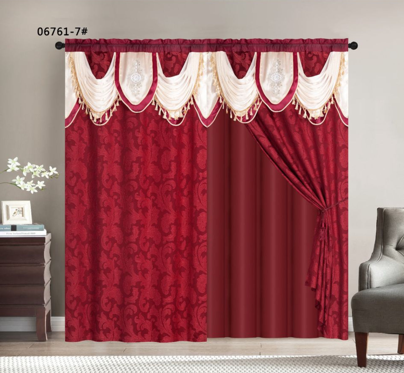 Azure - Luxurious Window Curtain