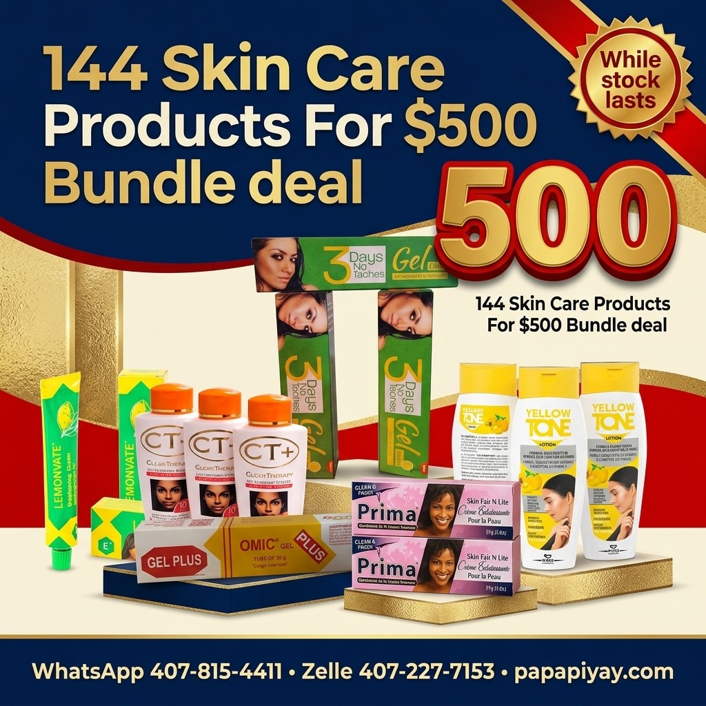 144 Skin Care Products For $500 Bundle deal