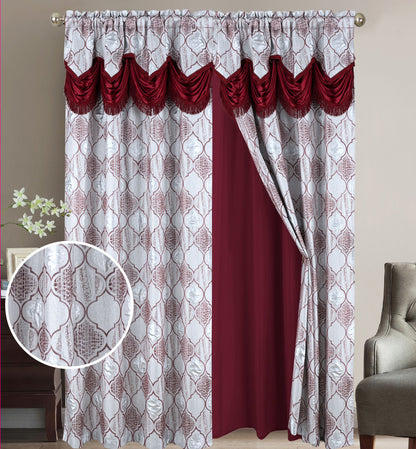 Gyana, Devena, Sana, Tina Mix Curtains