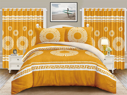 5 PC Borrego With Matching Curtains