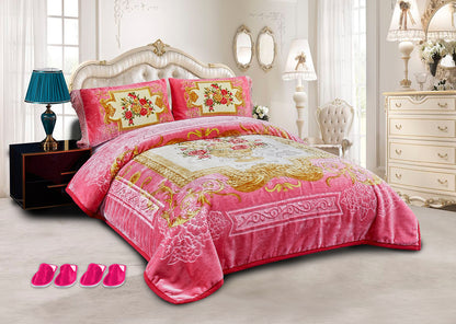 5 PCS Luxury Soft Raschel Blanket