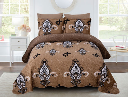 SHAAM Plush Bedspread Set