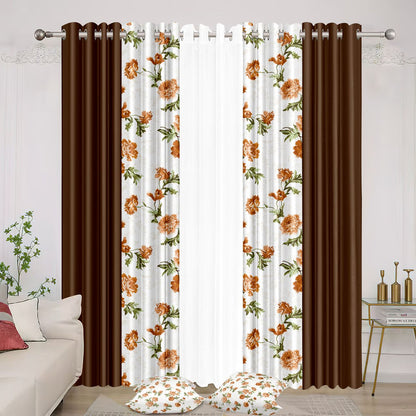 7pcs Grand Diva Window Curtains Set | 54”x 84"