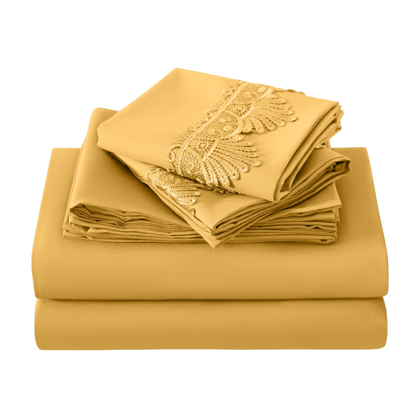 Elegant Comfort Lace 6Pcs  Sheet Set