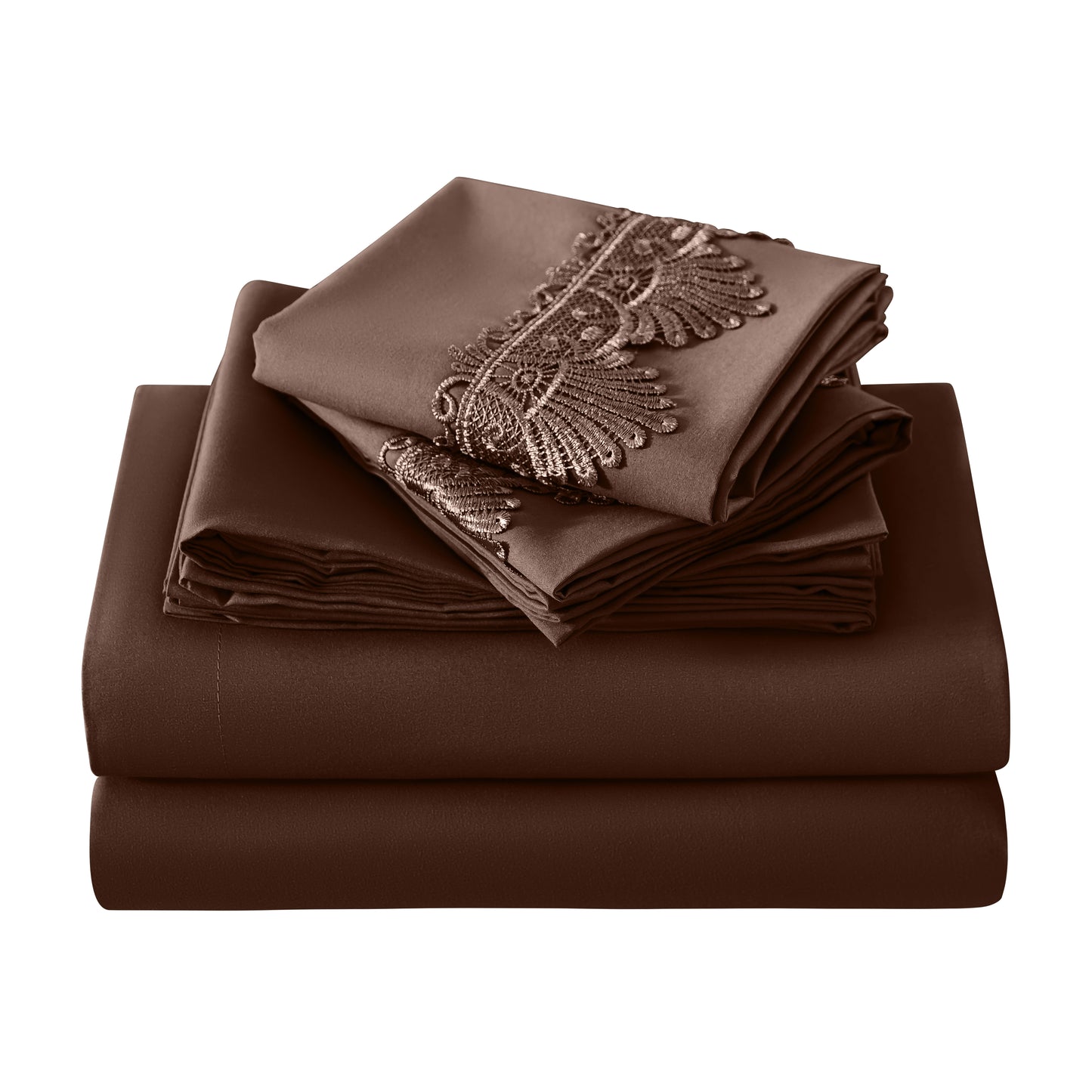 Elegant Comfort Lace 6Pcs  Sheet Set