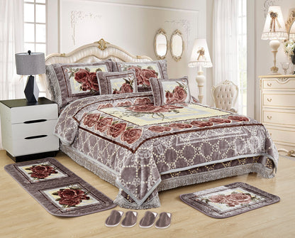 10 PCS Luxury Soft Raschel Blanket