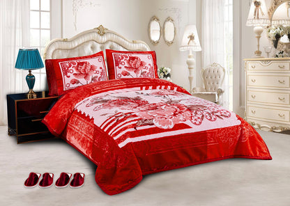 5 PCS Luxury Soft Raschel Blanket