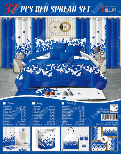 32 pcs Bed Spread Set