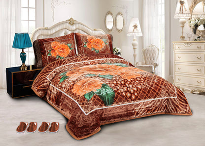 5 PCS Luxury Soft Raschel Blanket