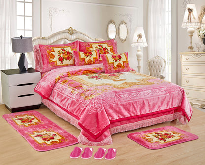 10 PCS Luxury Soft Raschel Blanket