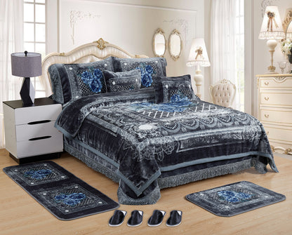 10 PCS Luxury Soft Raschel Blanket