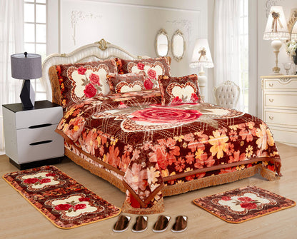 10 PCS Luxury Soft Raschel Blanket