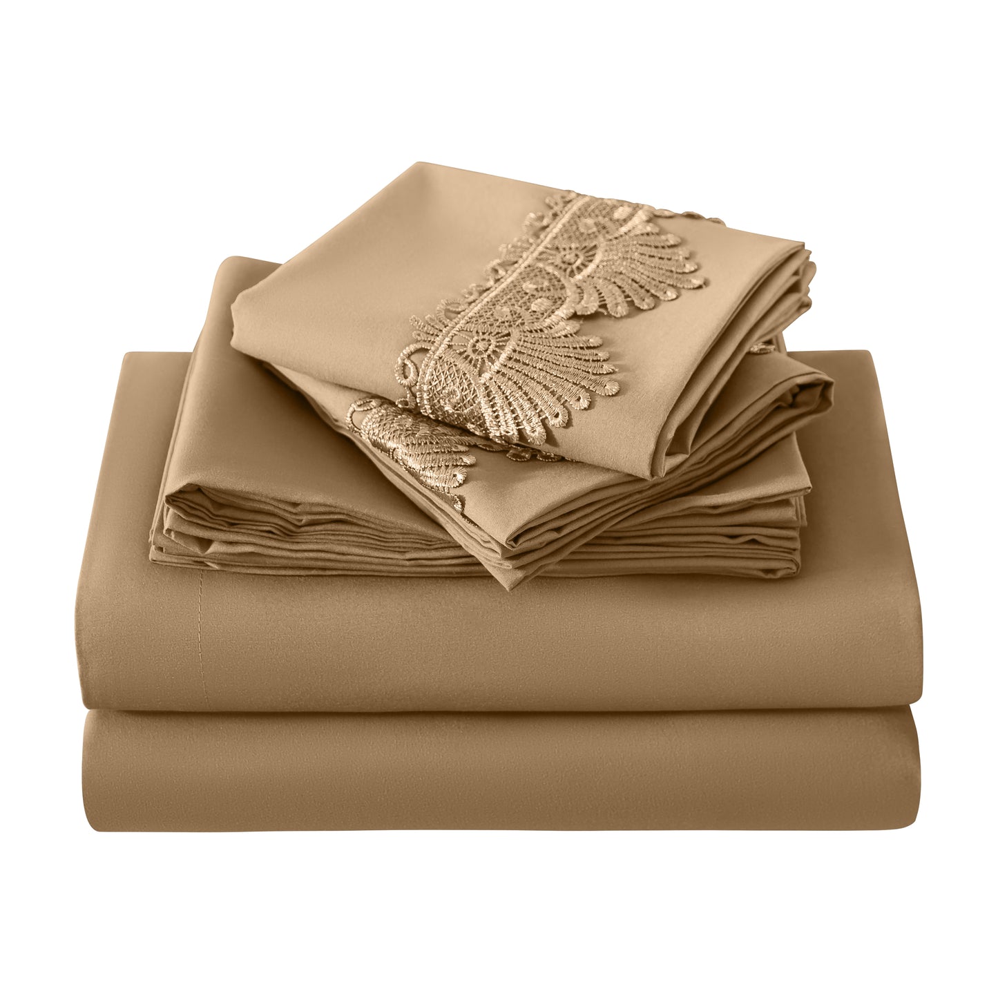 Elegant Comfort Lace 6Pcs  Sheet Set