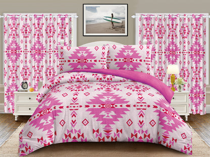 5 PC Borrego With Matching Curtains