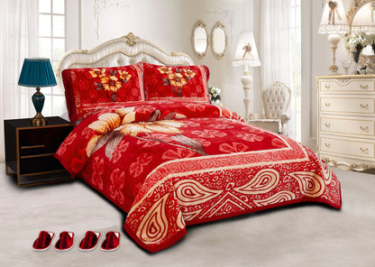 5 PCS Luxury Soft Raschel Blanket