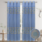 LUCILLE EMBROIDERY SHEER WITH 8 GROMMETS PANEL-SIZE 54X84 WITH BACKING