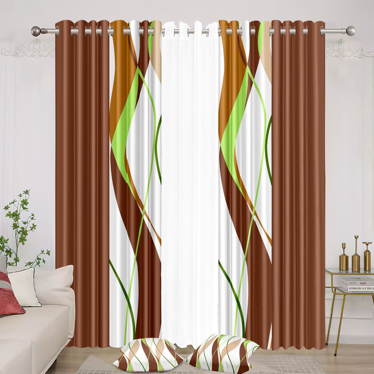 7pcs Grand Diva Window Curtains Set | 54”x 84"