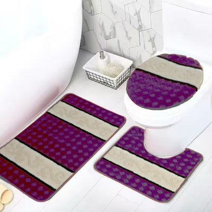 3PCS YASMIN BATH MATT SET 12 SETS PER BOX ASSORTED