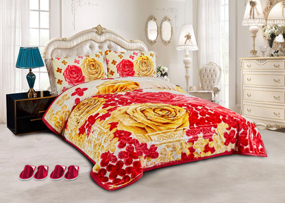 5 PCS Luxury Soft Raschel Blanket