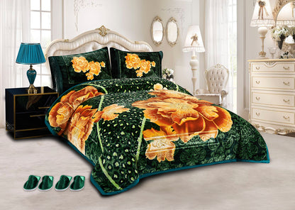 5 PCS Luxury Soft Raschel Blanket