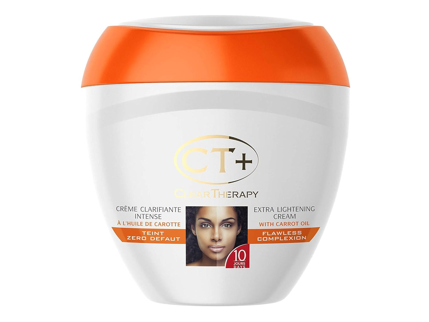 CTplus (Jar) Clear Therapy Extra Lightening Body Lotion with Carrot Oil. 400ml