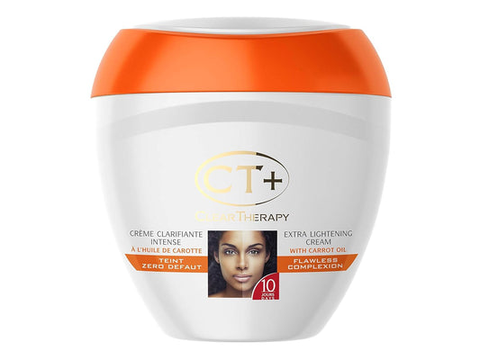 CTplus (Jar) Clear Therapy Extra Lightening Body Lotion with Carrot Oil. 400ml