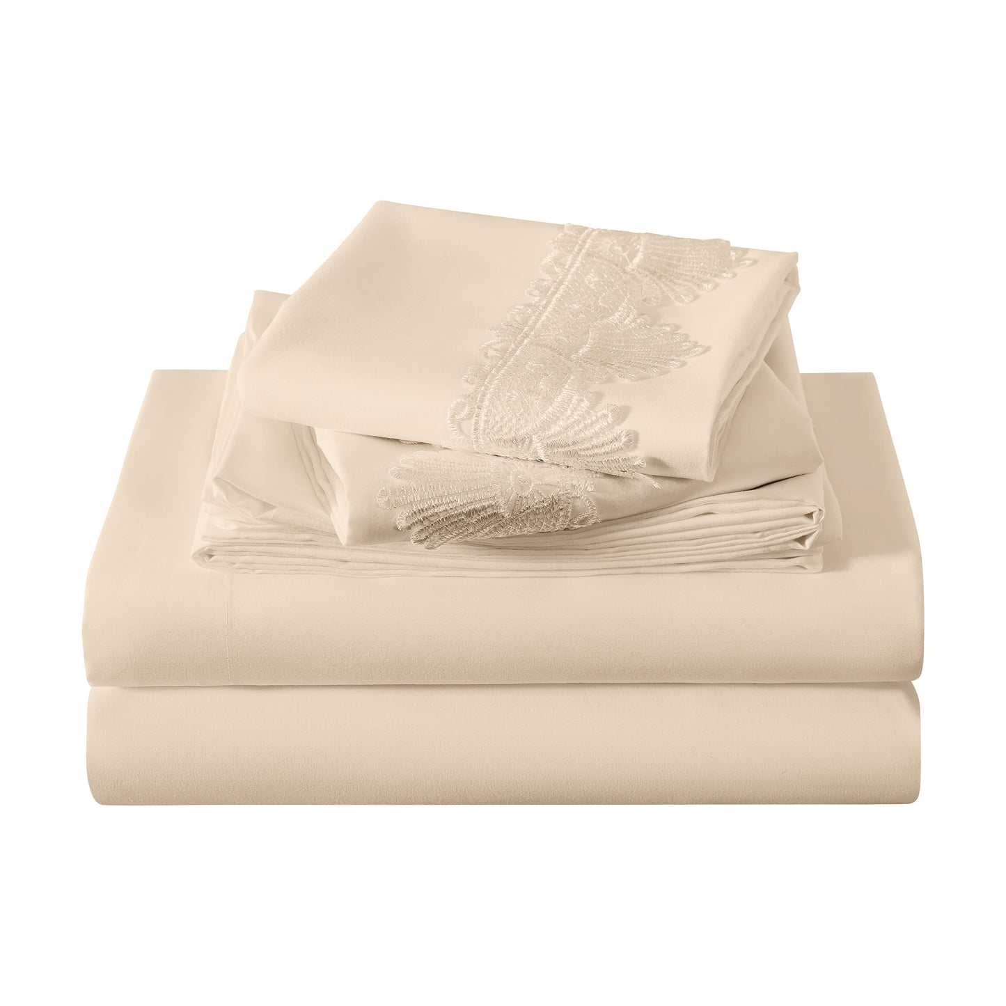 Elegant Comfort Lace 6Pcs  Sheet Set