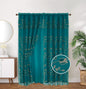 MAHA EMBROIDERY PANEL-SIZE 54X84 WITH VALANCE AND BACKING