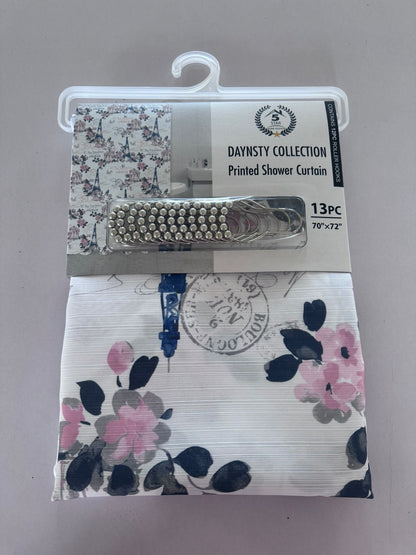 DAYSTY CANVAS SHOWER CURTAIN 24 PER BOX ASSORTED COLORS