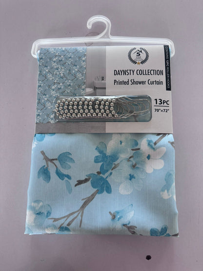 DAYSTY CANVAS SHOWER CURTAIN 24 PER BOX ASSORTED COLORS