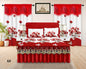 Assorted 5 Pcs Bedskirt Set ( Light) -