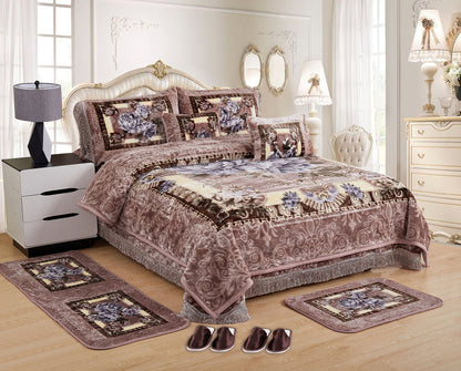 10 PCS Luxury Soft Raschel Blanket