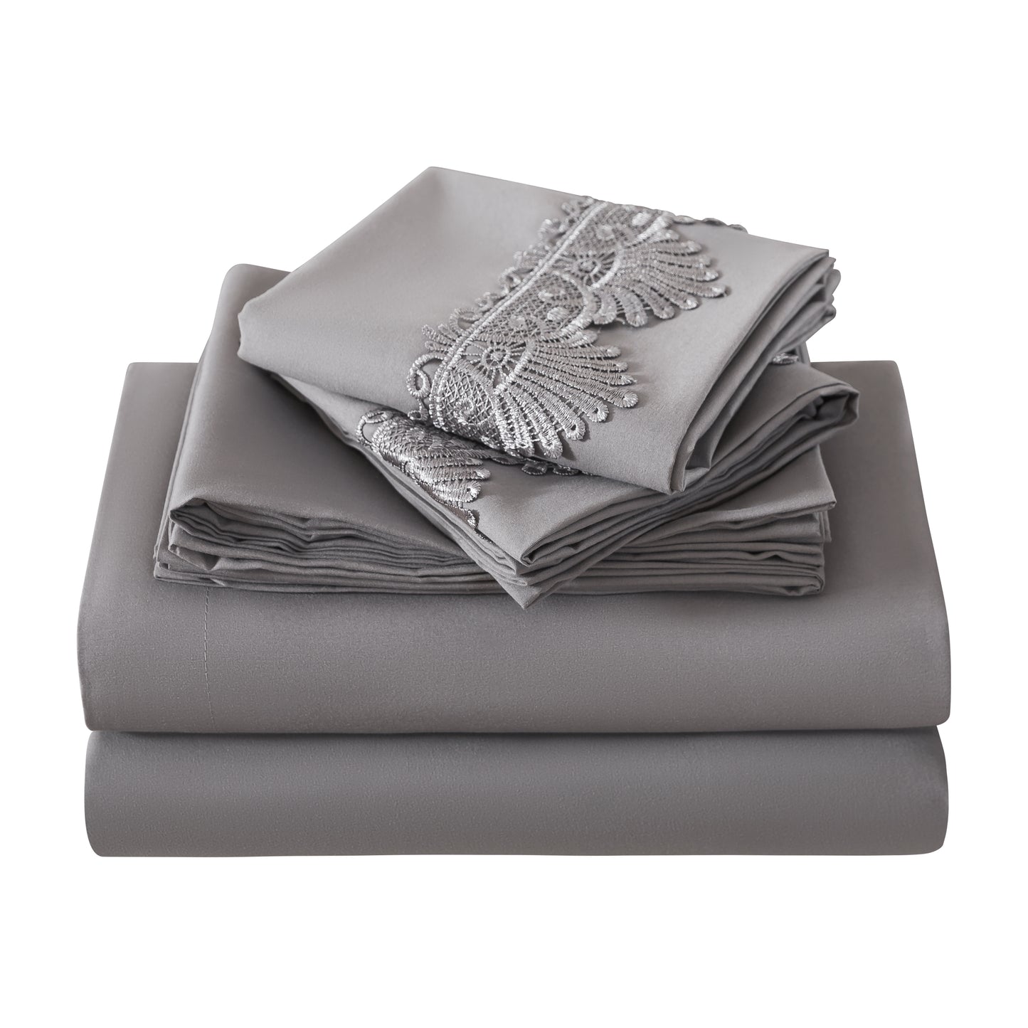 Elegant Comfort Lace 6Pcs  Sheet Set