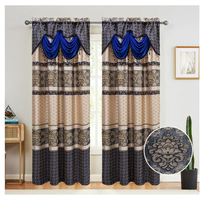 Judy Jacquard Panel With Valance 54x84