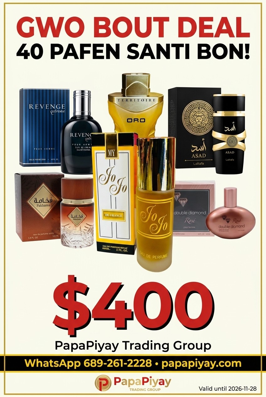GWO BOUT DEAL 40 PAFEN SANTI BON!