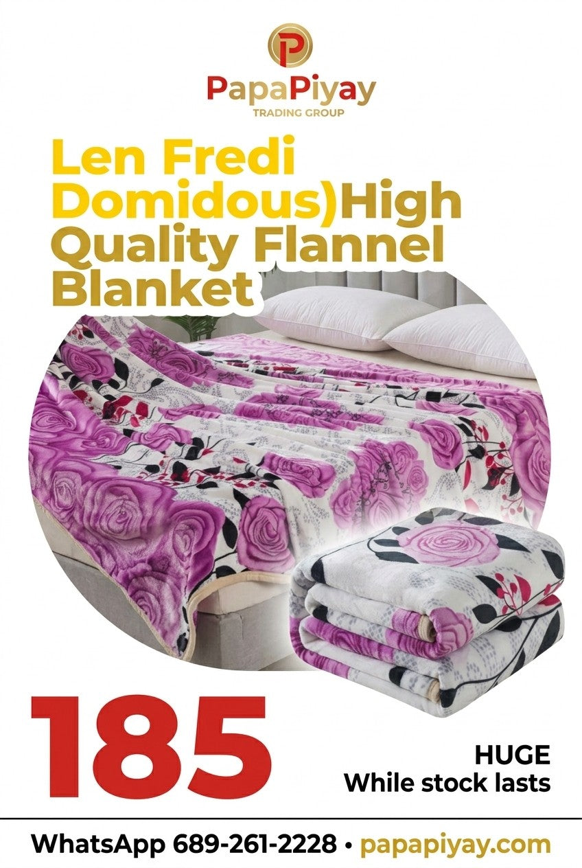 Len Fredi Domidous)High Quality Flannel Blanket
