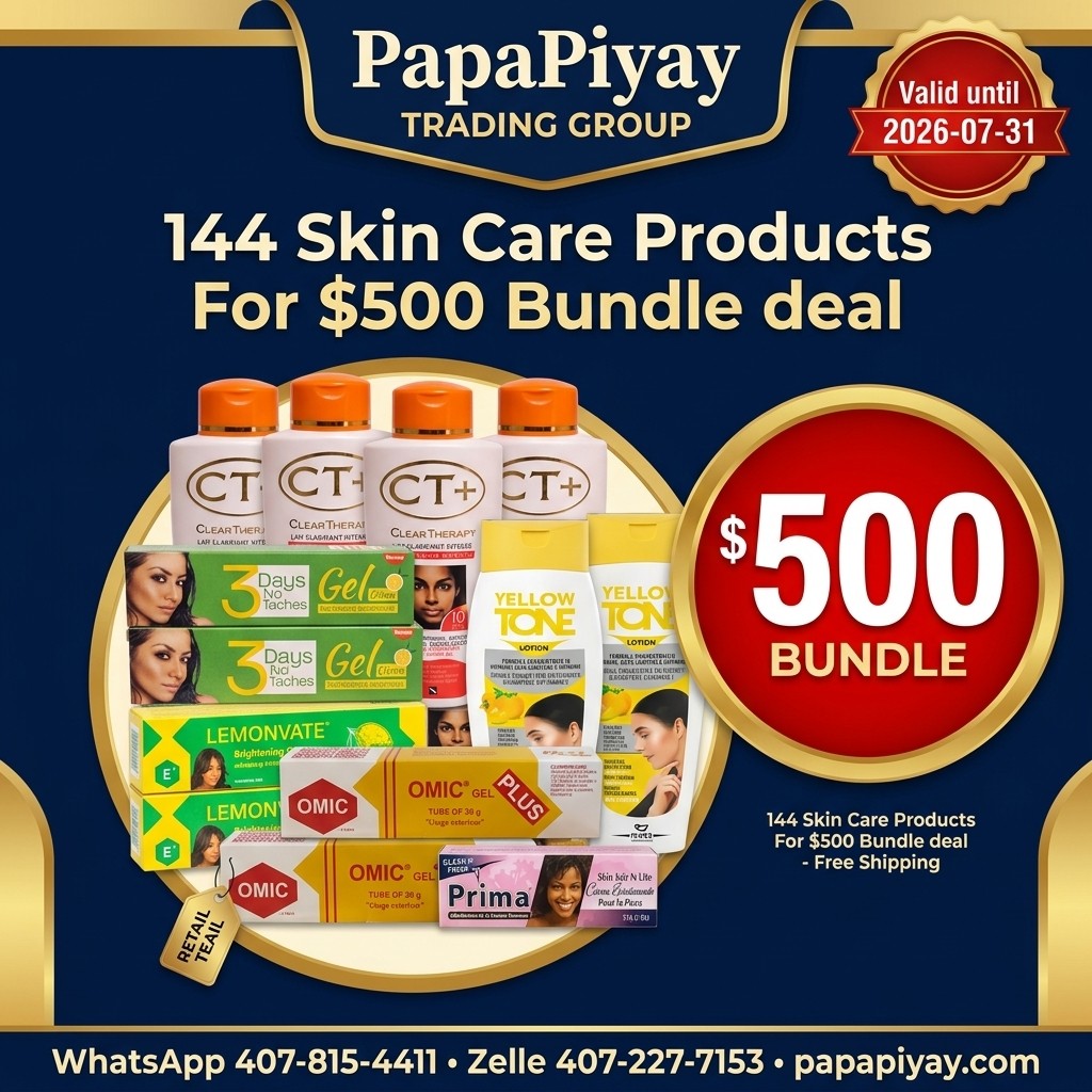 144 Skin Care Products For $500 Bundle deal