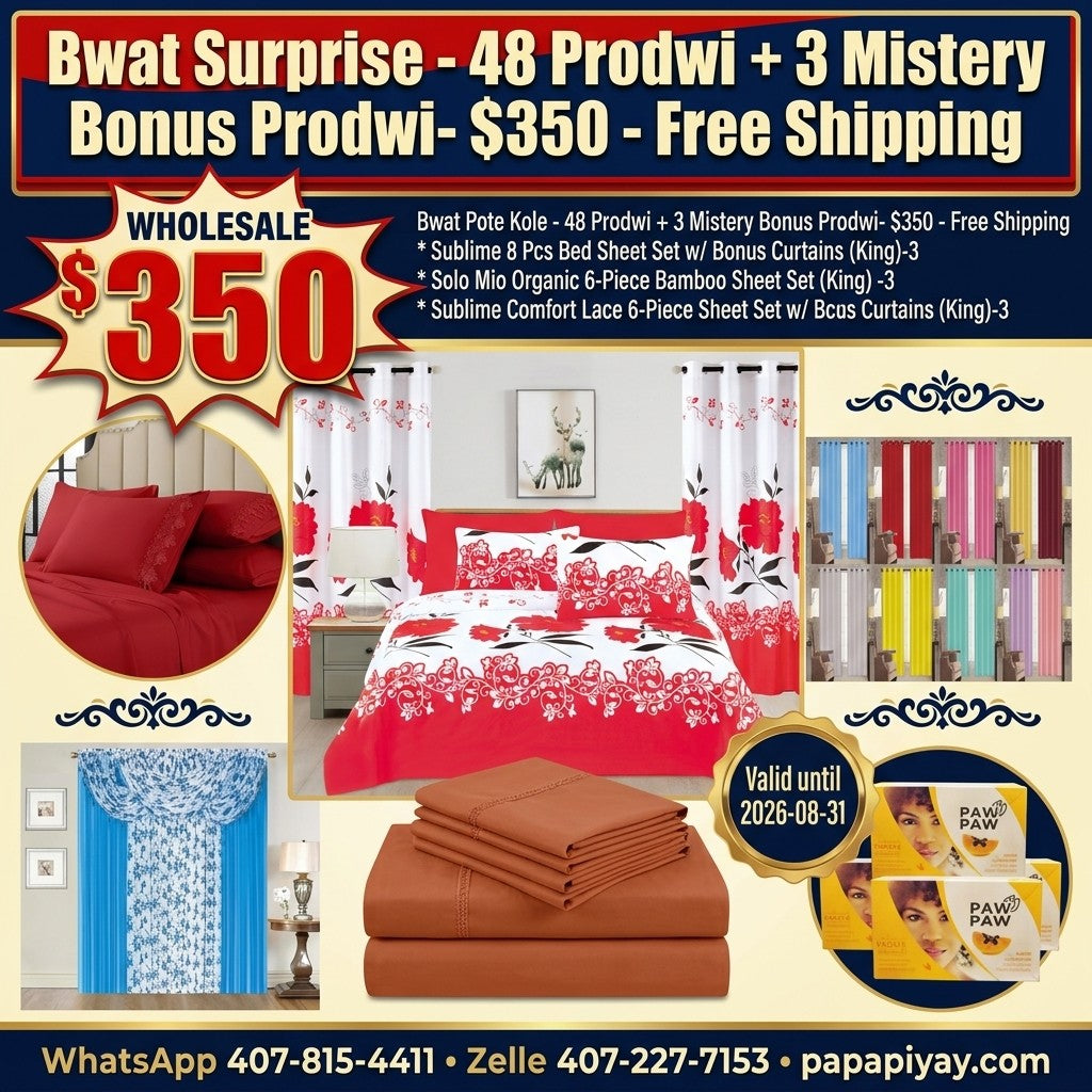 Bwat Surprise - 48 Prodwi + 3 Mistery Bonus Prodwi- $350 - Free Shipping